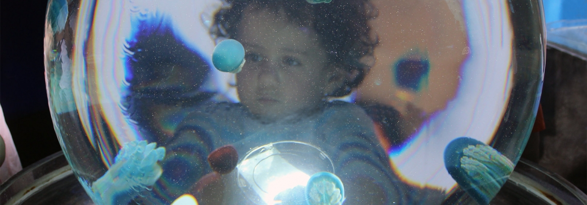 Boy at Blue Bubble Jellies